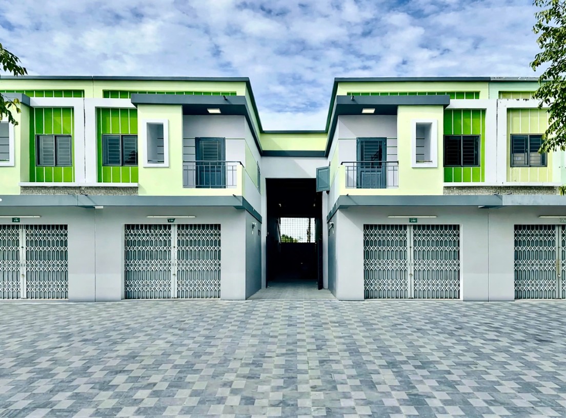 🔥 CẶP NHÀ XUẤT NỘI BỘ F105.66 67 MỚI XÂY DF4, TRỤC CHÍNH KHU 5F BÀU BÀNG 🔥